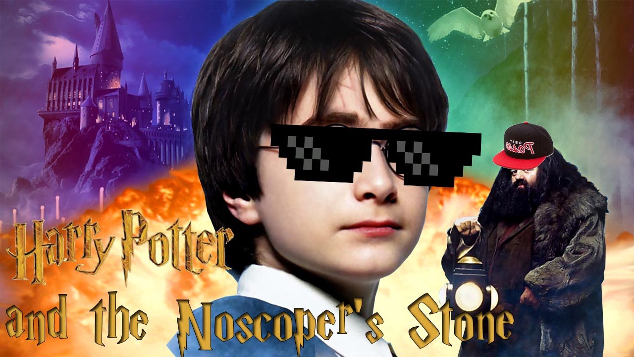 The thumbnail to the video 'Harry Potter and the Noscoper's Stone'